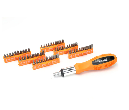 Juego de 100 Piezas de Destornilladores de Ranura/Phillips y Bits FORTGPRO-FG8193